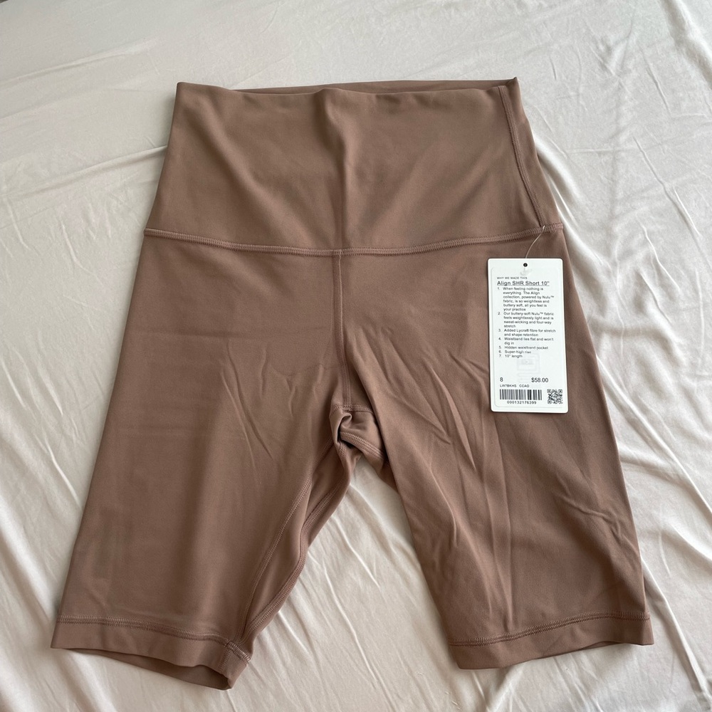 NWT lululemon align bike short
